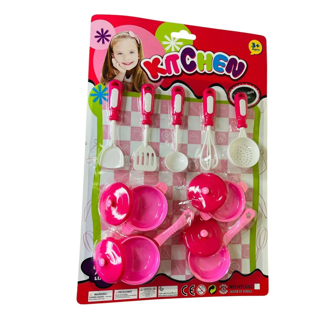 SET COCINA SARTENES ROSADO CARTON 29*43CM