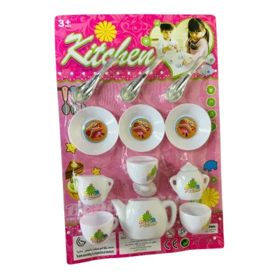 SET DE TE BLANCO CARTON 19*28CM