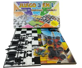 BOLSA JUEGO DE MESA AJEDREZ CARTON