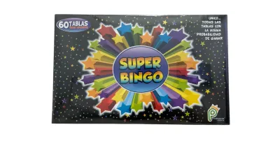 CAJA JUEGO DE MESA SUPER BINGO X60 TABLAS