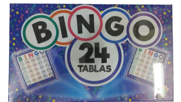 CAJA JUEGO DE MESA BINGO X24 TABLAS