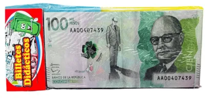 SOBRE BILLETES DIDACTICOS PESO O DOLAR