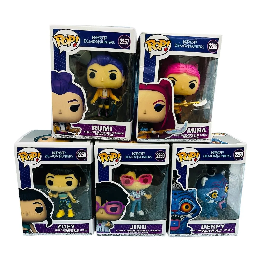 FUNKO POP  GUERRERAS K-POP COLECCION POR 5