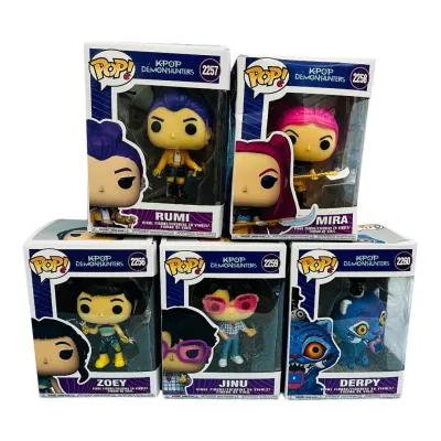 FUNKO POP  GUERRERAS K-POP COLECCION POR 5