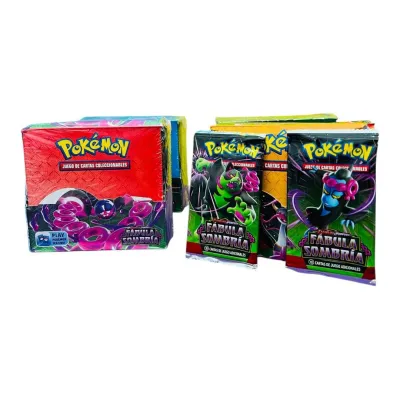 CAJA POKEMON X36 SOBRES X 10 UN FABULA SOMBRIA