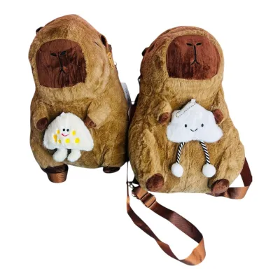 BOLSO PELUCHE CAPIBARA 4 MODELOS