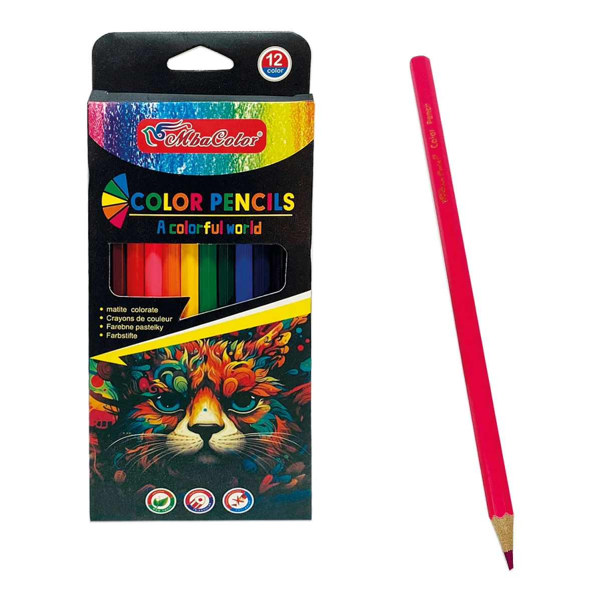 CAJA COLOR LARGO X12 (PQTX12)