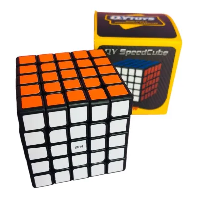 CAJA CUBO RUBIK 5X5 STIKERS QYTOYS SPEEDCUBE