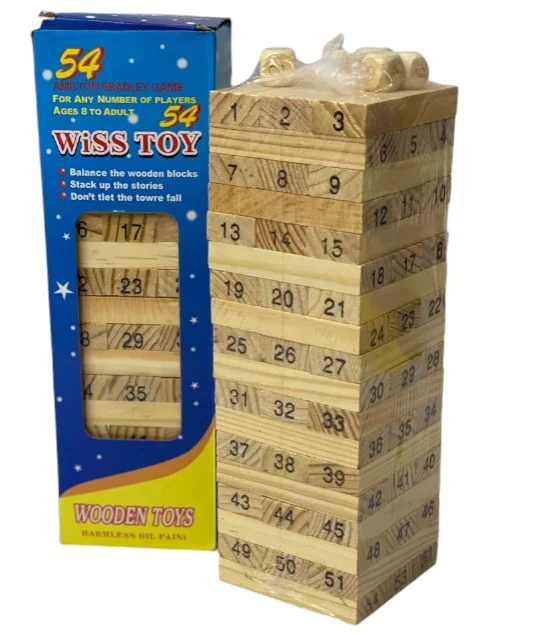 CAJA JENGA MEDIANO X54 BLOQUES 23,5CM