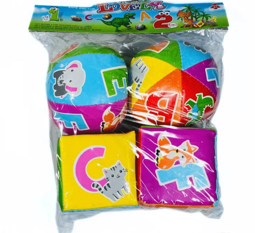 BOLSA SET PELOTAS ESPUMA