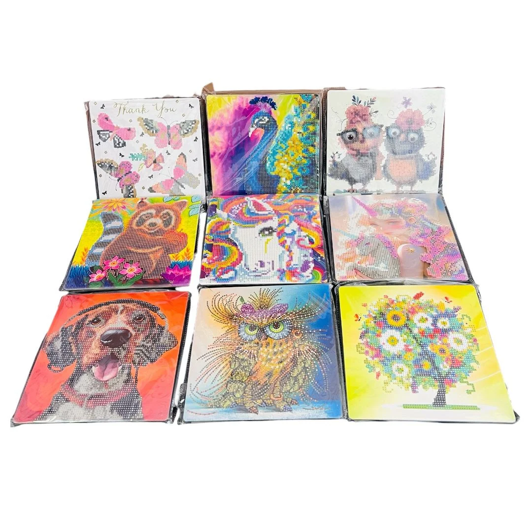 CUADRO GEMAS 20CM*20CM CON TRIPODE
