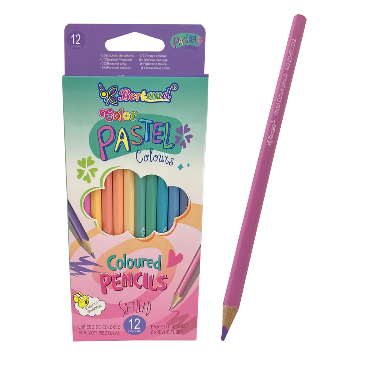 CAJA DE COLORES PASTEL X12 (PQTX12)