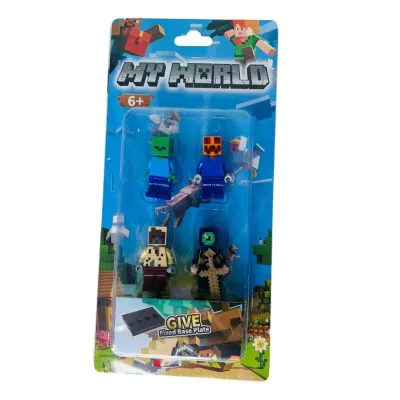 LEGO MY WOLD X 4 CON BASE