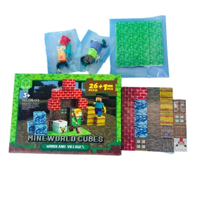 BLOQUES MAGNETICOS MINECRAFT X27 PCS