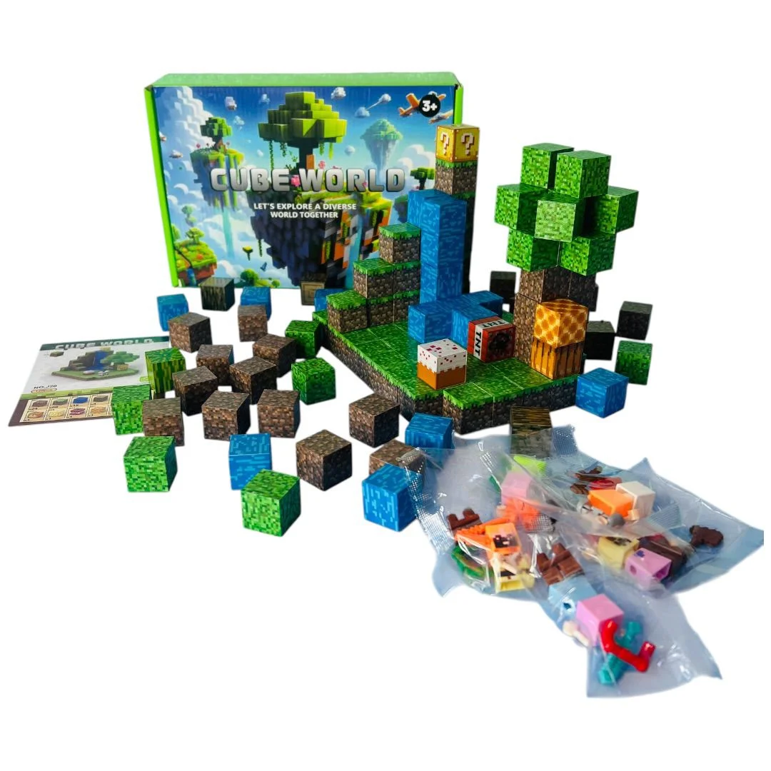 BLOQUES MAGNETICOS MINECRAFT X132PCS