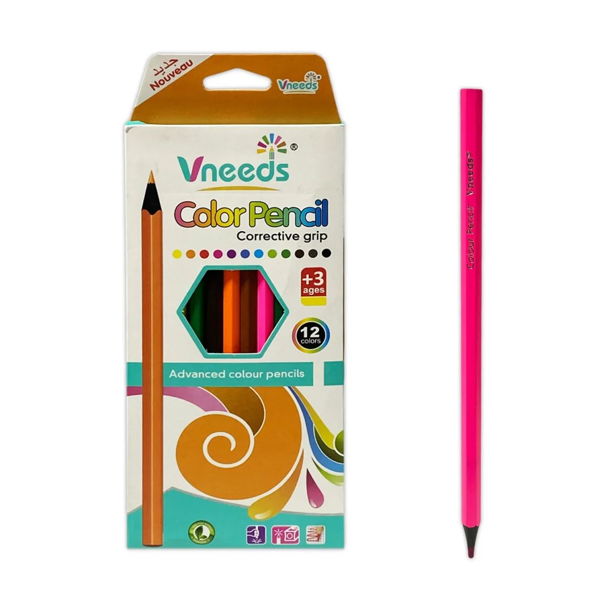 CAJA COLOR LARGO X12 (CJX12)