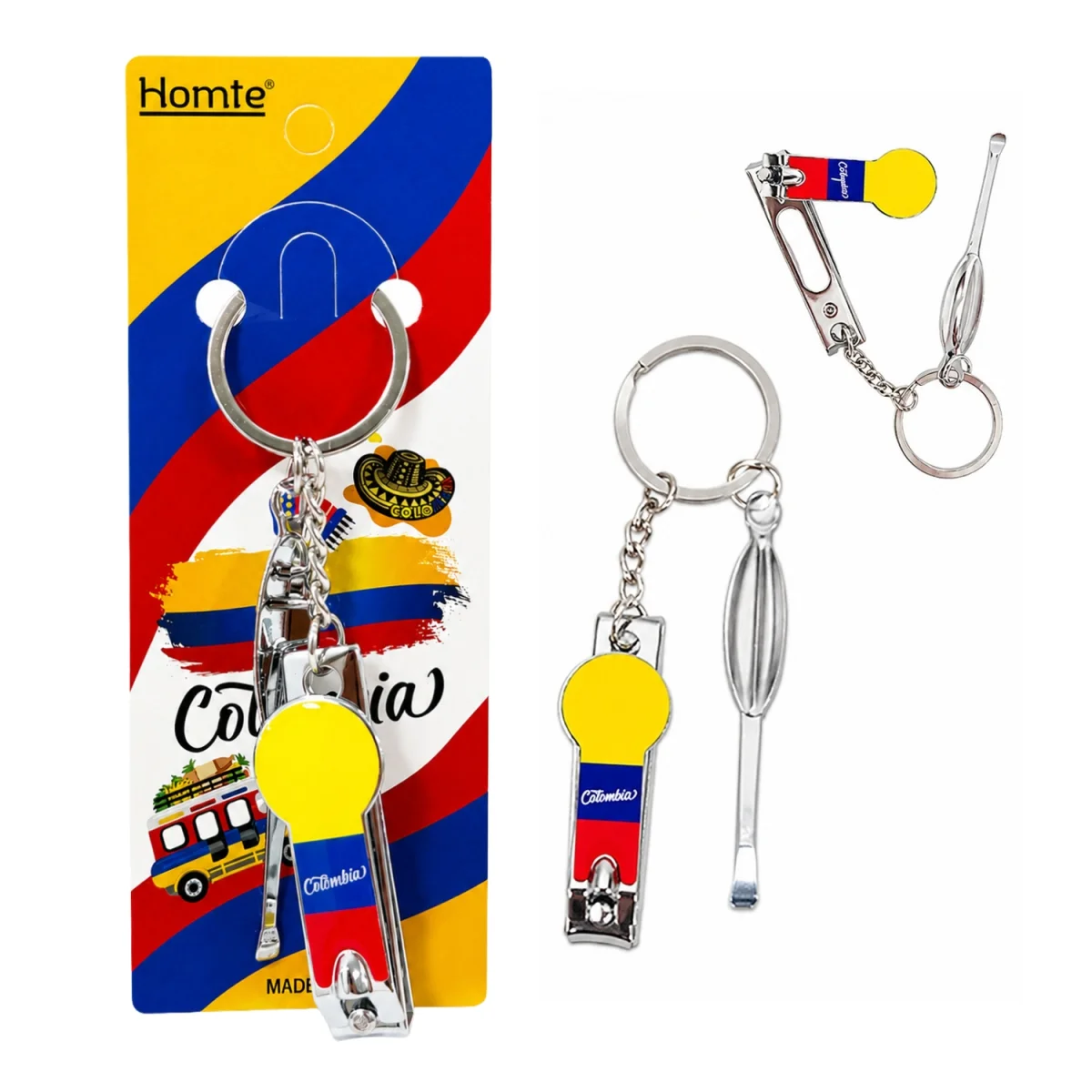 LLAVERO CORTAUÑAS COLOMBIA (PQTX12)