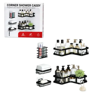 ORGANIZADOR ESQUINERO DE BAÑO 25*12*15CM