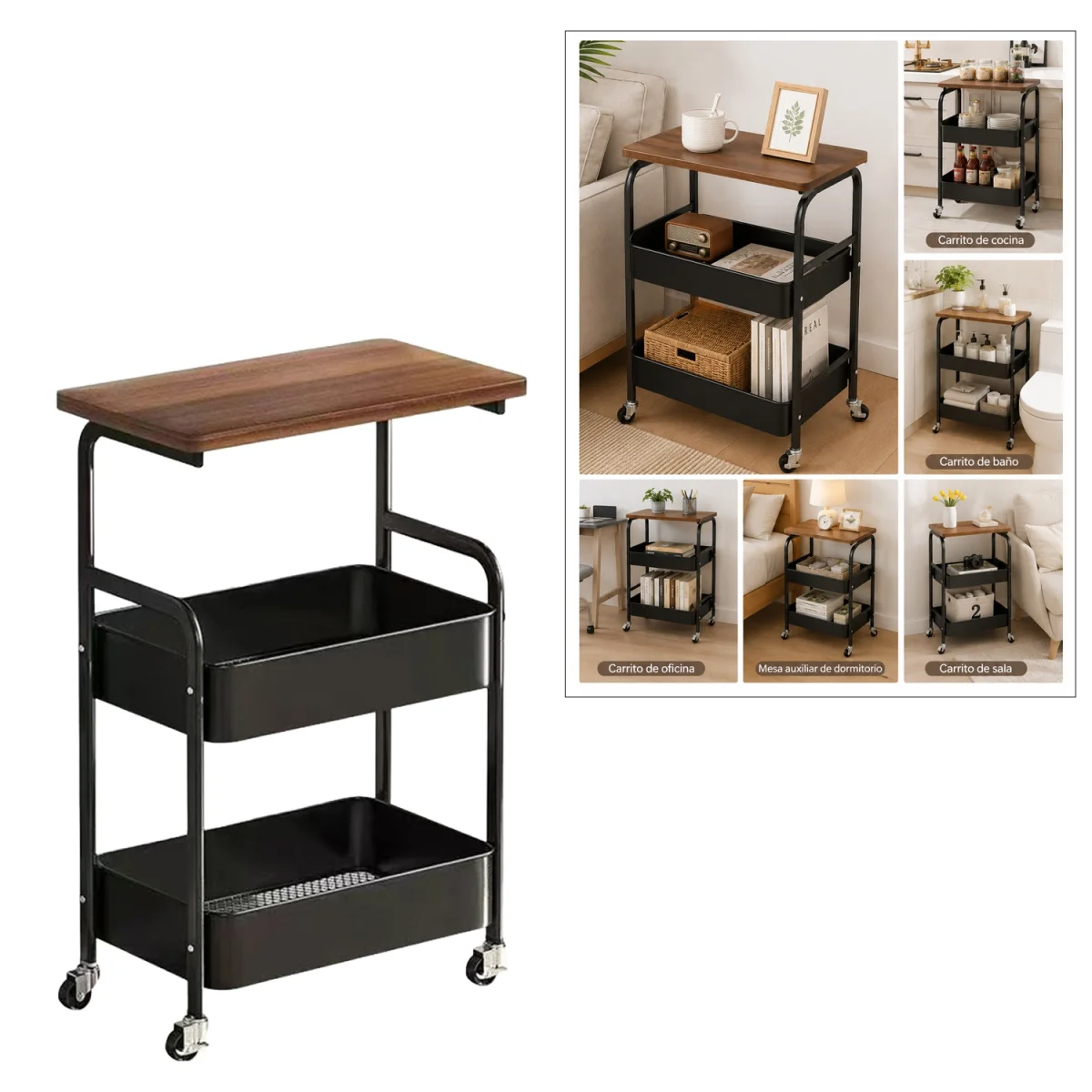 ORGANIZADOR METALICO MULTIUSOS 43*29.5*77CM