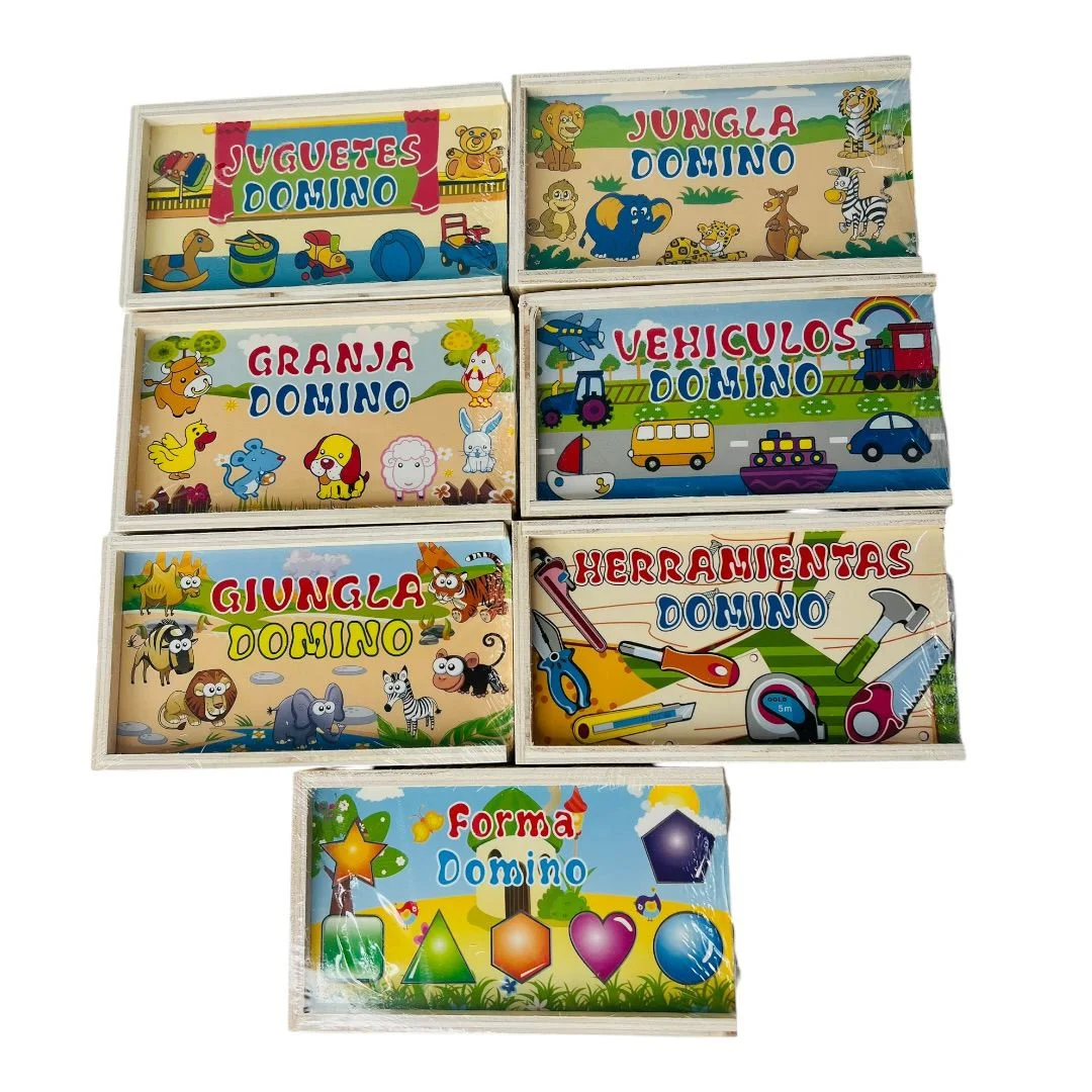 DOMINO INFANTIL MADERA SURTIDO