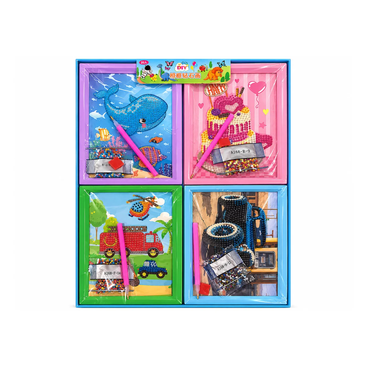 SET DE ARTE DE DIAMANTES 18CM (CJX20)