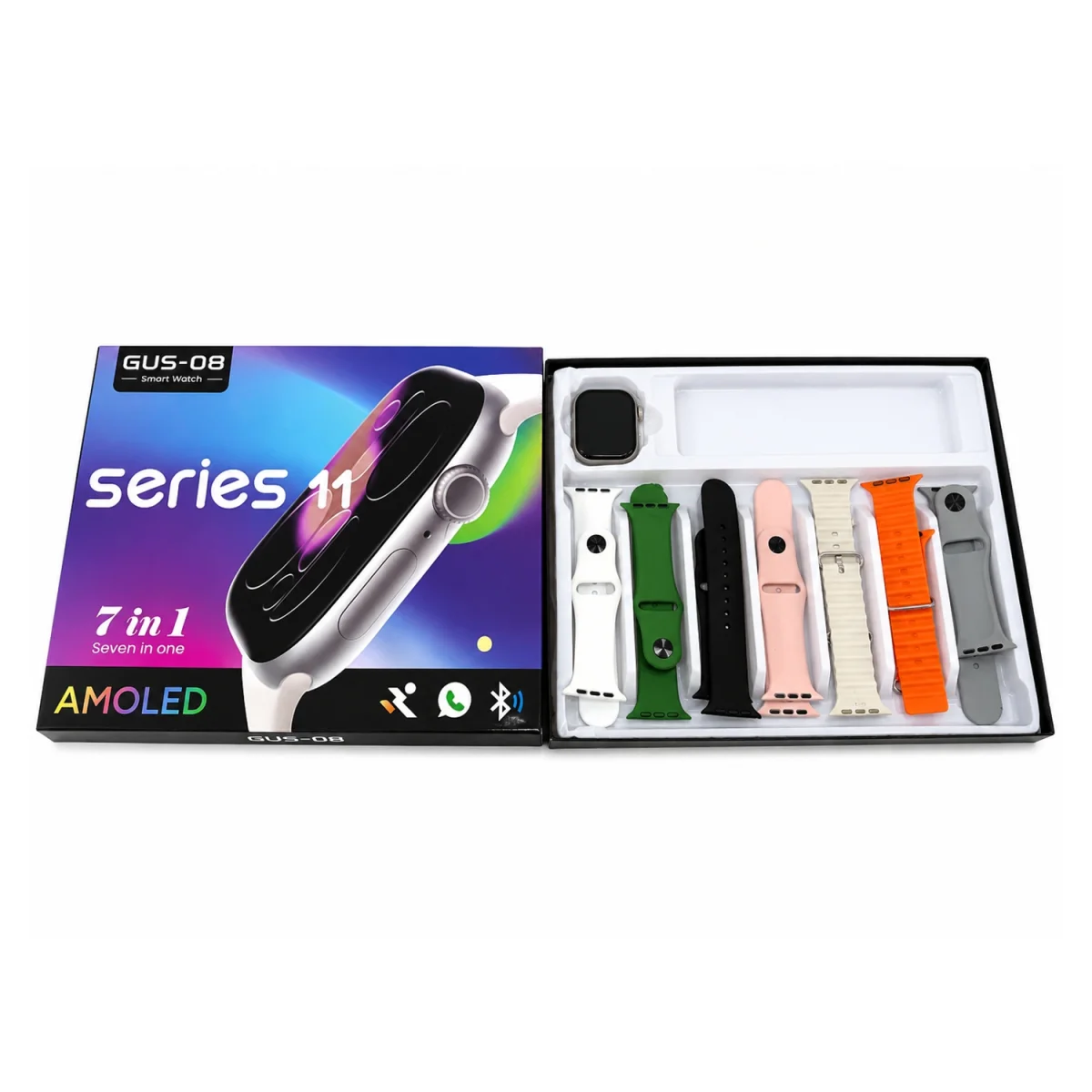 RELOJ DIGITAL DE MANO 7 EN 1 EN CAJA
