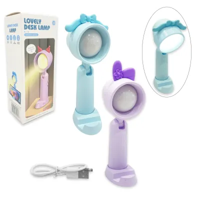 MINI LAMPARA RECARGABLE CON SOPORTE PARA CELULAR (USB)