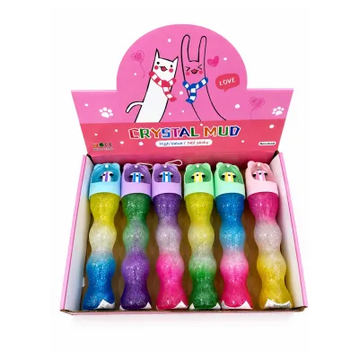 SLIME TUBO ESCARCHADO CON FIGURA (CJX6)