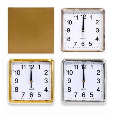 RELOJ DE PARED CUADRADO 25CM