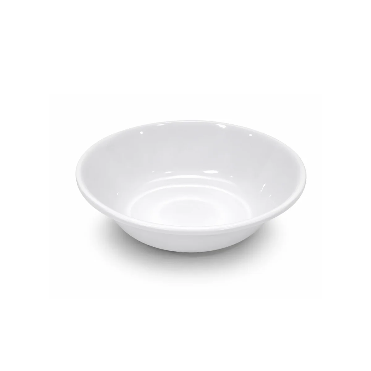 PLATO HONDO MELAMINA BLANCO 17CM (CJX120)