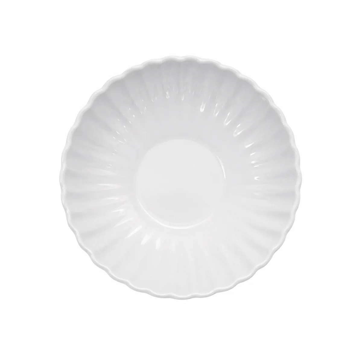 PLATO HONDO MELAMINA BLANCO 18*6CM (CJX60)