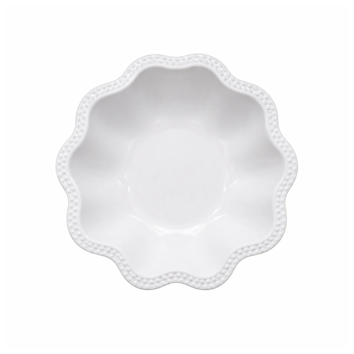 PLATO HONDO MELAMINA BLANCO 18*6CM (CJX60)