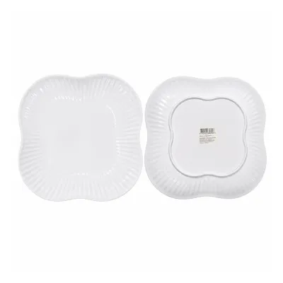 PLATO MELAMINA BLANCO 26CM (CJX48)