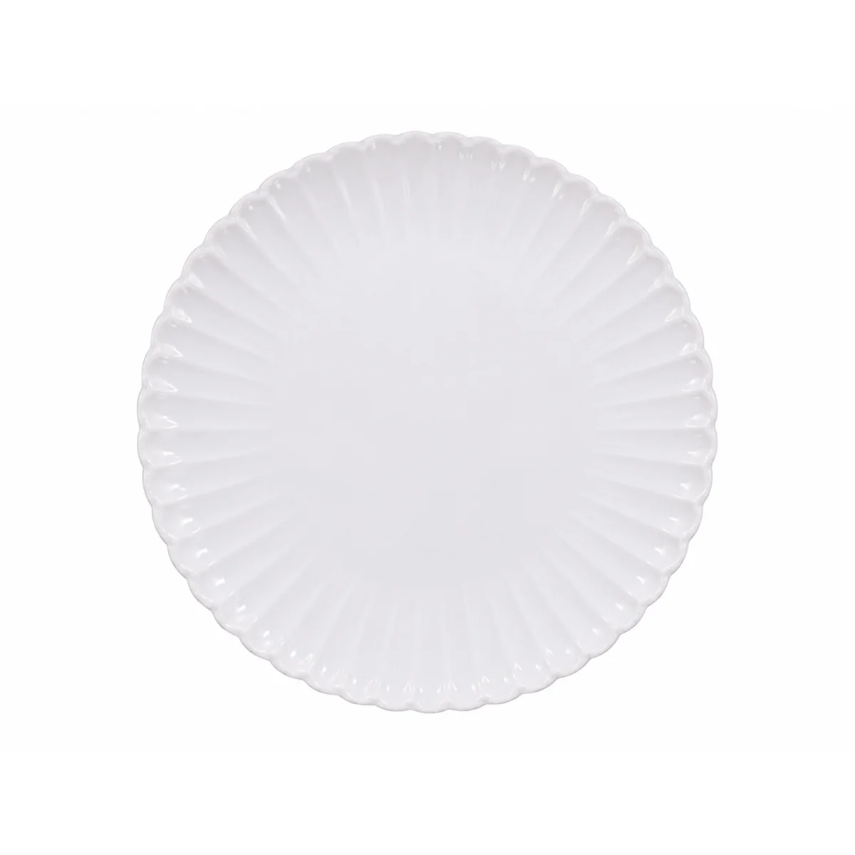 PLATO MELAMINA BLANCO 26CM (CJX48)