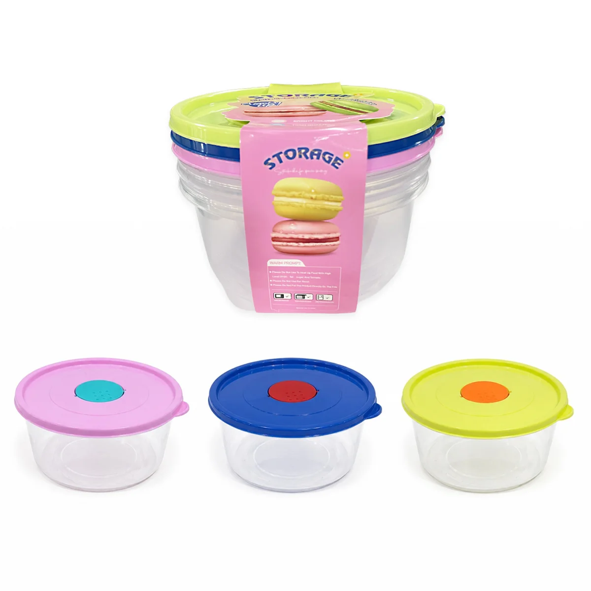 SET DE RECIPIENTES X3 15*11.5*13CM