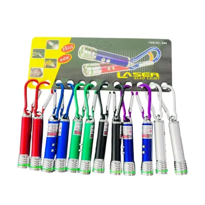 LLAVERO LINTERNA LASER X 12