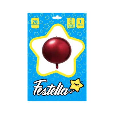 GLOBO REDONDO ROJO 70" (PQTX6)