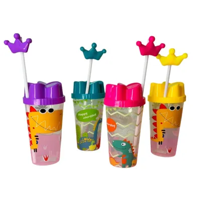 VASO DINO BOLSA X 12 4 COLORES