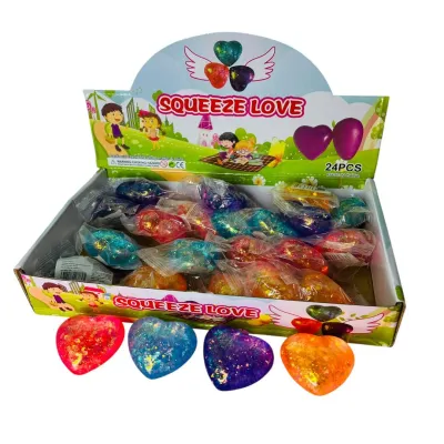 SQUISHI MINI CORAZON TRALUCIDO