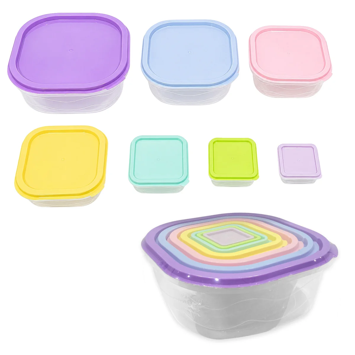 SET DE RECIPIENTES X7
