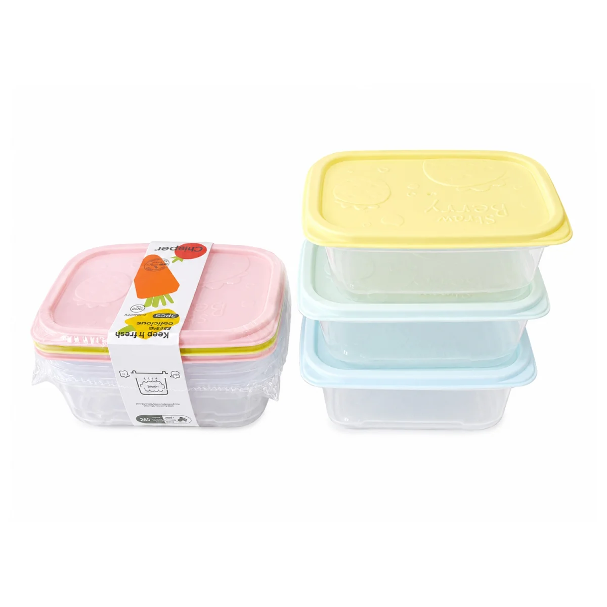 SET DE RECIPIENTES 16*11.5*8.5CM X3
