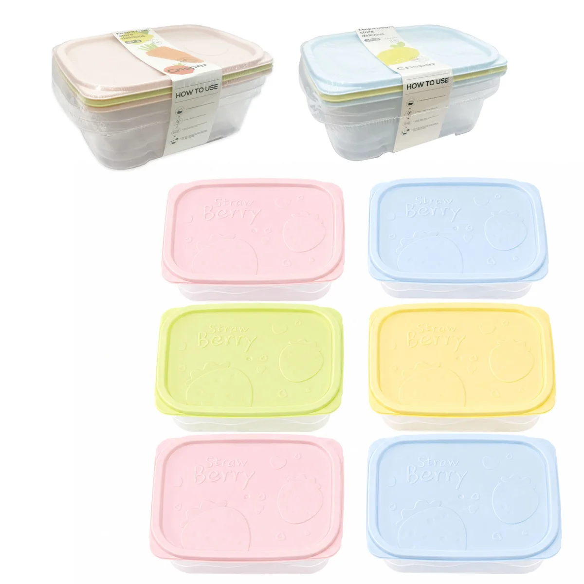 SET DE RECIPIENTES 1100ML X3