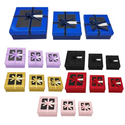 CAJA REGALO TRANSPARENTE X3