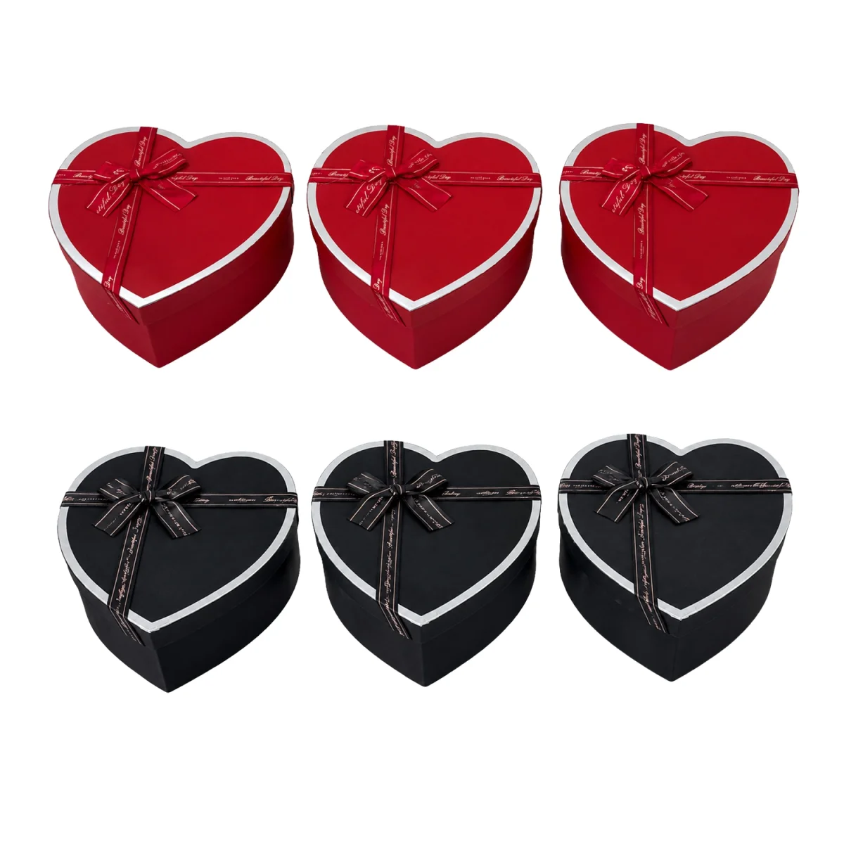 CAJA REGALO CORAZON X3