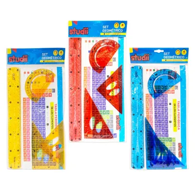 JUEGO GEOMETRICO FLEXIBLE X4 CON TABLA (PQTX24)