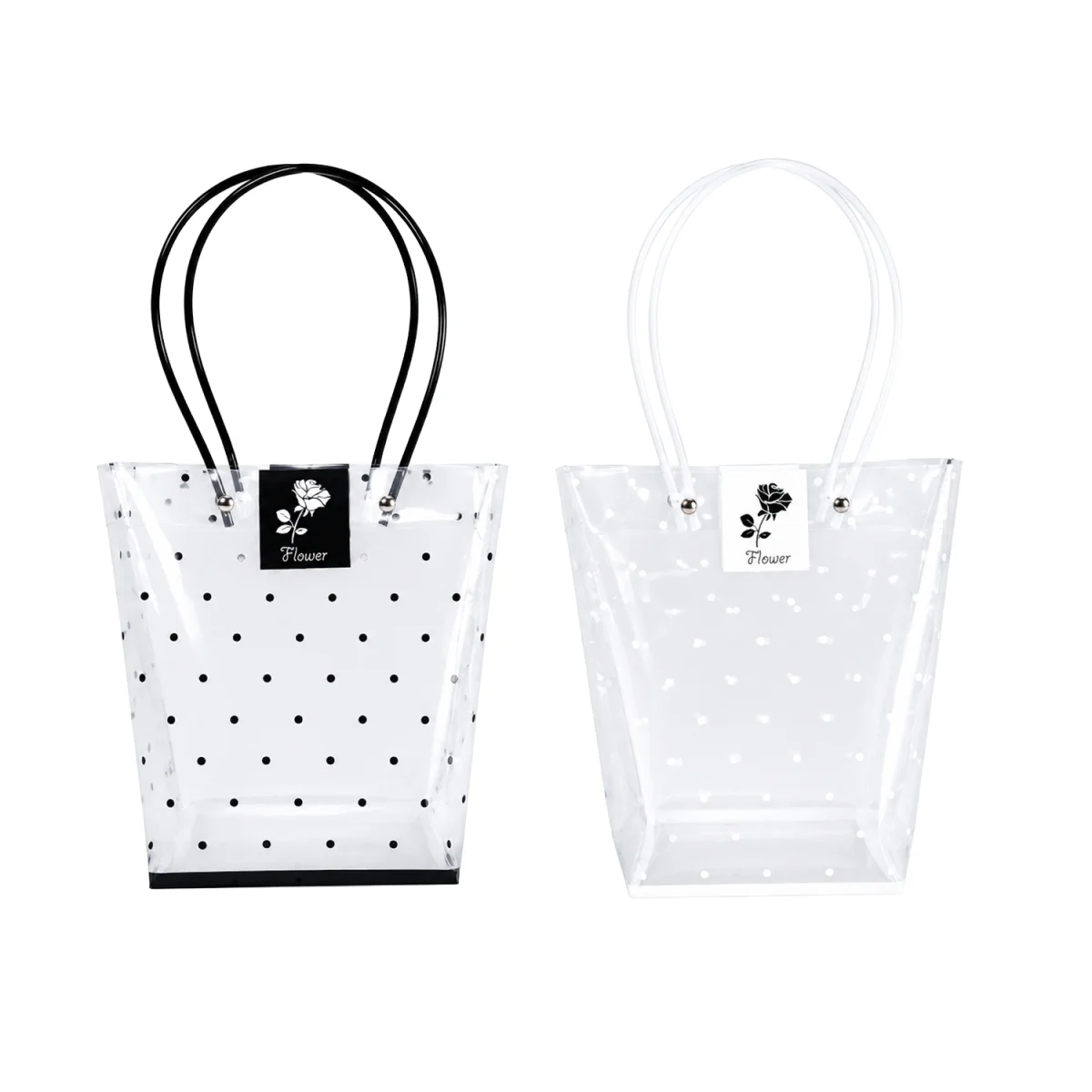 BOLSA REGALO TRANSPARENTE TIPO BOLSO 35*26CM (PQTX10)