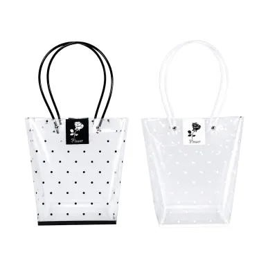 BOLSA REGALO TRANSPARENTE TIPO BOLSO 42*29CM (PQTX10)