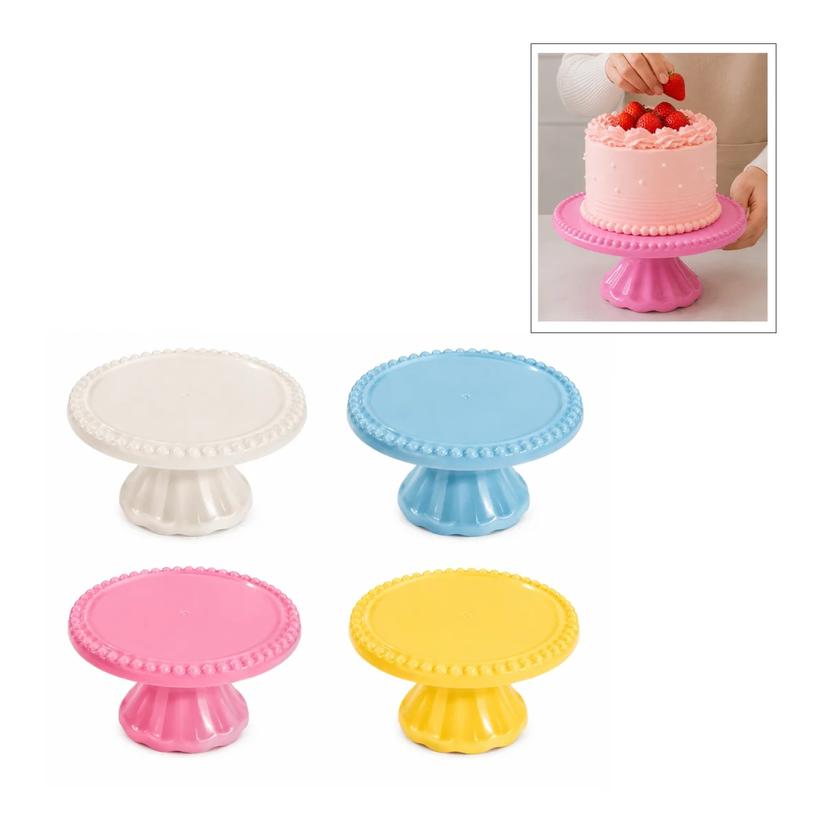 SOPORTE PARA PASTEL COLOR PASTEL 12*8CM