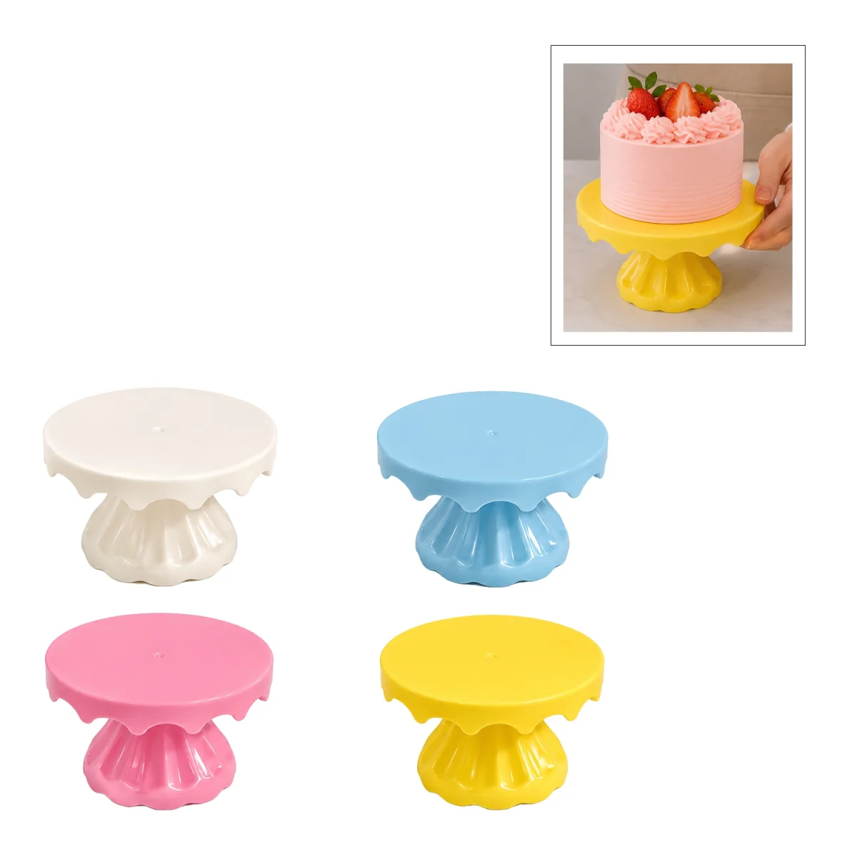 SOPORTE PARA PASTEL COLOR PASTEL 12*8CM