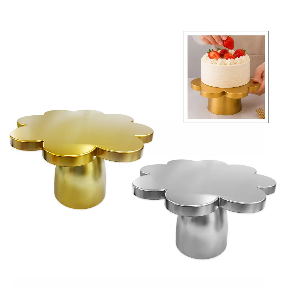 SOPORTE BRILLANTE PARA PASTEL 28*17CM